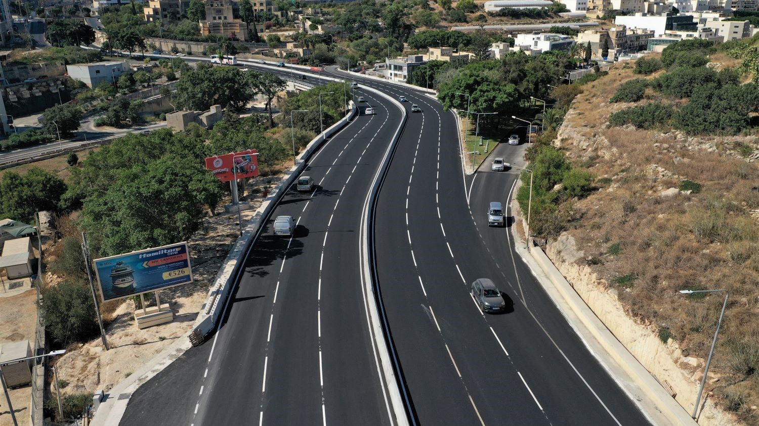 Regional Road upgrade completed Infastructure Malta